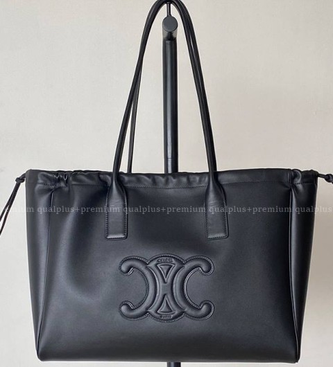 셀린느 퀴르 트리오페 드로우스트링 카바스 핸드백