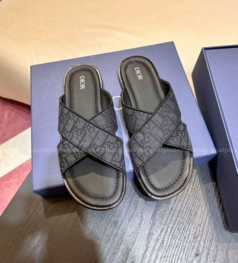 디올 알리아스 샌들 슬리퍼 남성용