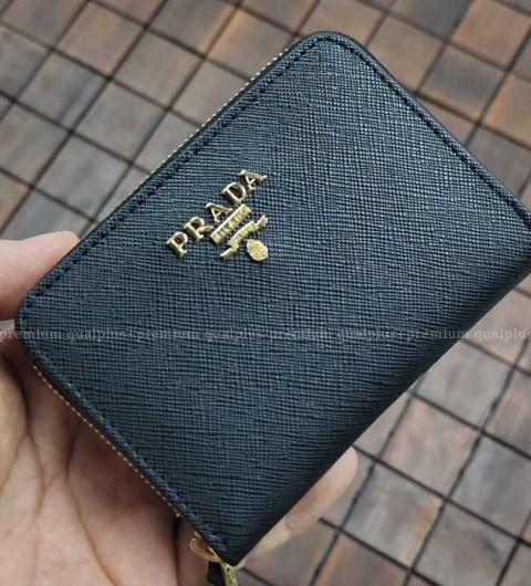 [국내배송] 프*다 사피아노 카드 중지갑 블랙