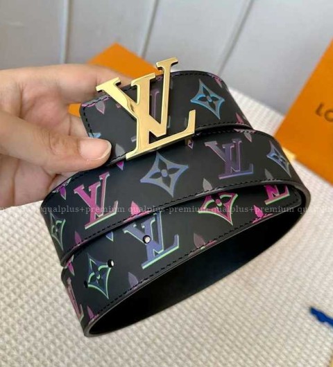 [국내배송] 루*비통 멀티 칼라 골드 벨트