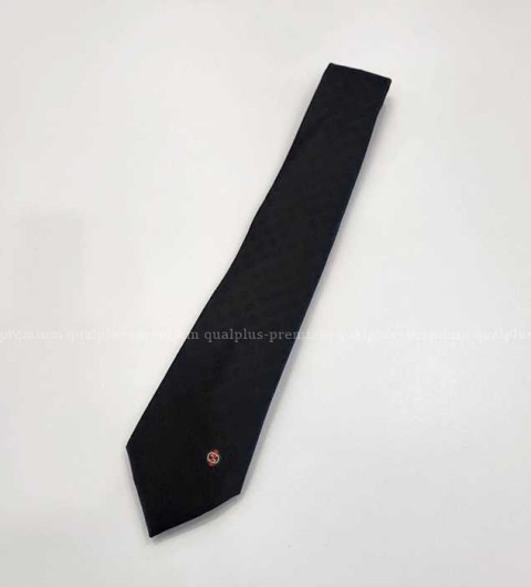 [국내배송] 구* GG로고 삼선 실크 넥타이