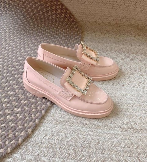 로저비비에 비브 레인저스 스트라스 버클 로퍼 여성용