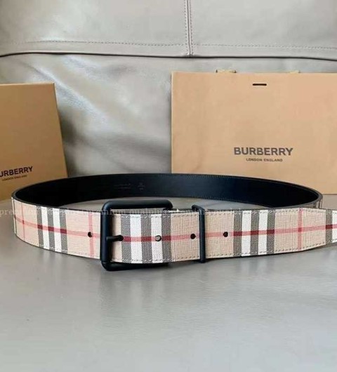 [국내배송] 버*리 체크 블랙바클비조 벨트