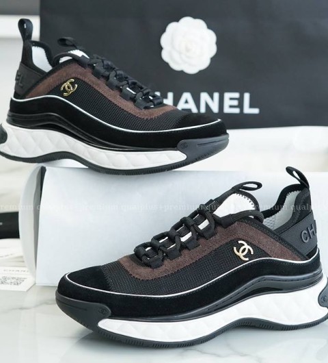 샤넬 믹스드파이버 스니커즈 여성용