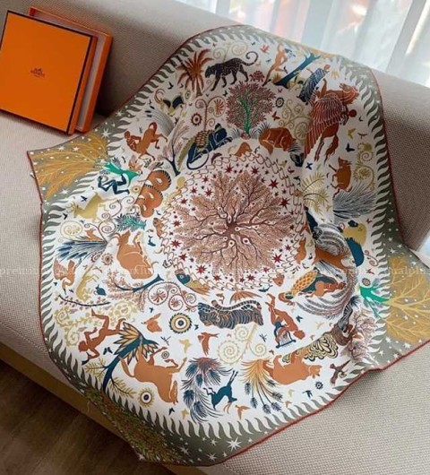 에르메스 수스 르 샤르메 오르페우스 더블 페이스 90 스카프