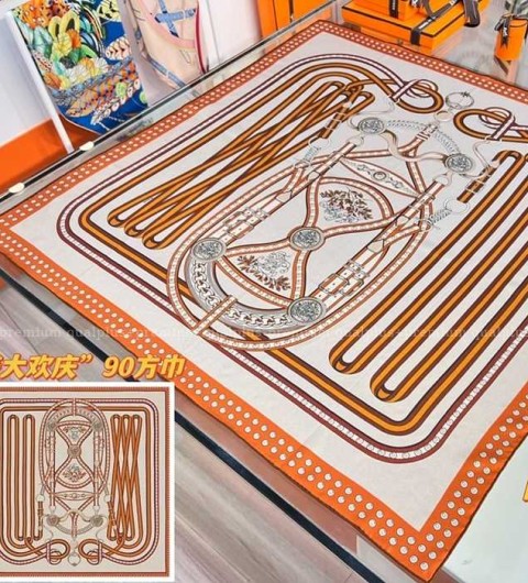 에르메스 GRAND TRALALA 그랜드 트랄랄라 90 스카프