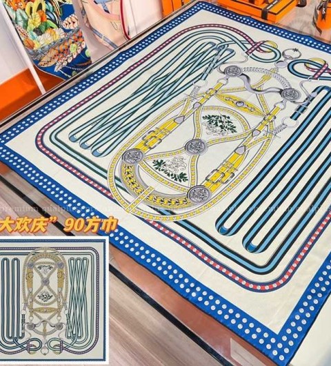 에르메스 GRAND TRALALA 그랜드 트랄랄라 90 스카프