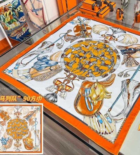 에르메스 Cavalcades 캐벌케이즈 90 스카프