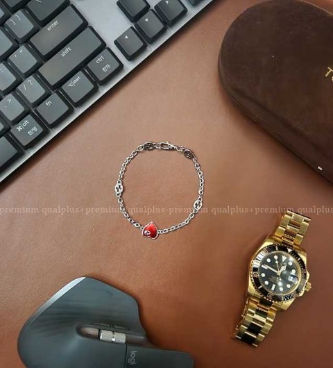 [국내배송] 구* 인터로킹 G 하트 팔찌