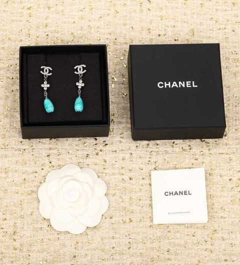 샤넬 CC 펄 이어링 귀걸이