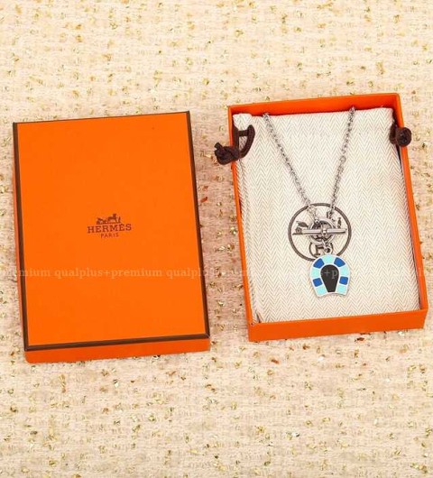 에르메스 HELIOS FER A CHEVAL 네크리스 목걸이 남녀공용