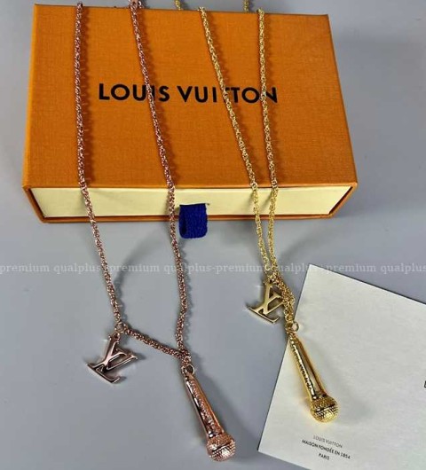 루이비통 사운드 마이크로폰 목걸이 (2color)