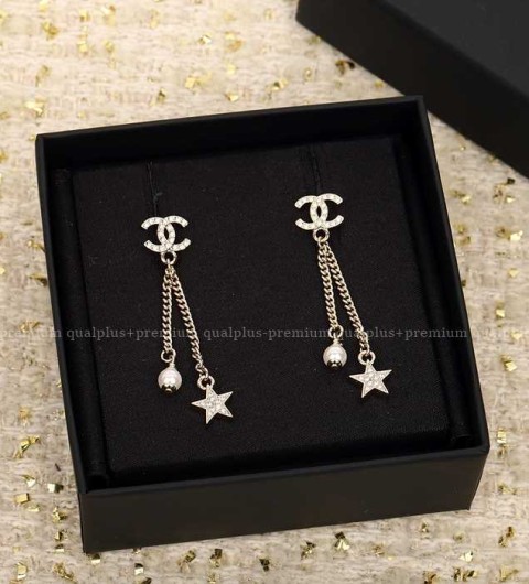 샤넬 CC 스타 체인 이어링 귀걸이