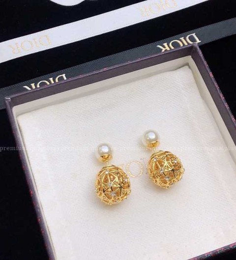 디올 펀칭 귀걸이