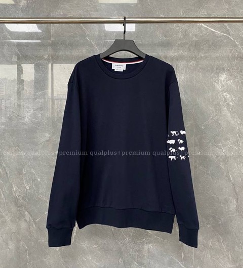 톰브라운 4-바 도그 인따르시아 맨투맨