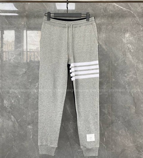 톰브라운 4-바 배색 팬츠