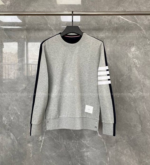 톰브라운 4-바 배색 맨투맨