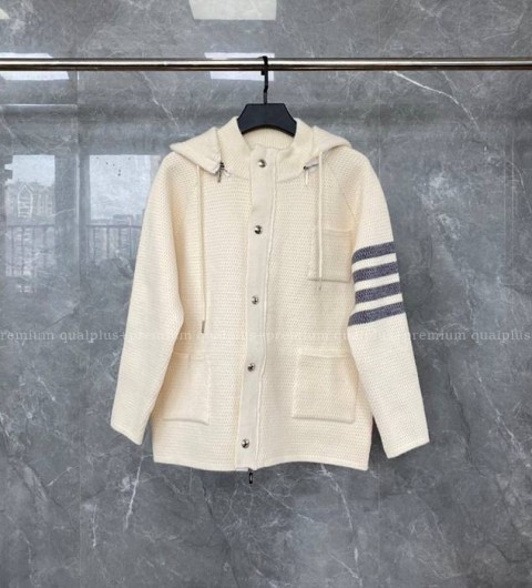 톰브라운 4-바 캐시미어 니트 자켓