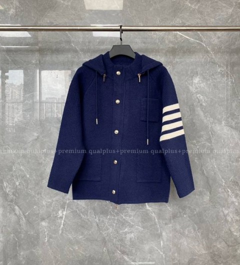 톰브라운 4-바 캐시미어 니트 자켓