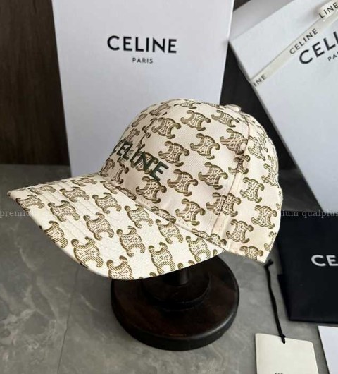 셀린느 트리오페 로고 베이스볼 캡