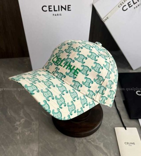 셀린느 트리오페 로고 베이스볼 캡