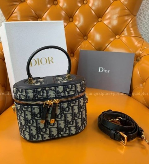 디올 CD 시그니처 베니티 케이스 핸드백 스몰