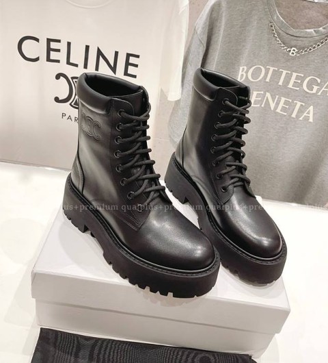 셀린느 벌키 레이스업 부츠 5.5cm 여성용