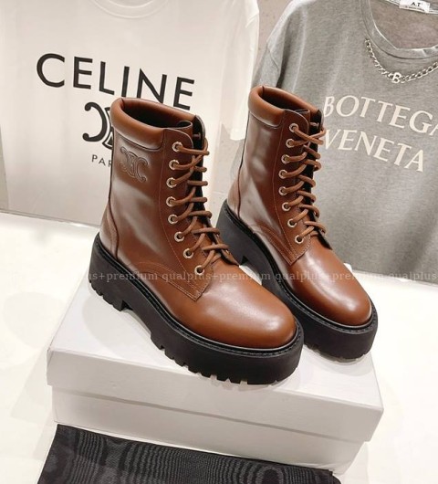 셀린느 벌키 레이스업 부츠 5.5cm 여성용