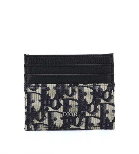 [국내배송] 디* 오블리크 자카드 카드지갑 남녀공용