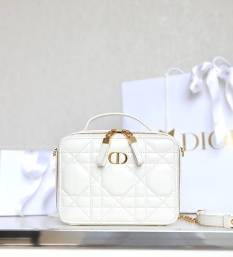 디올 카로 박스 핸드백