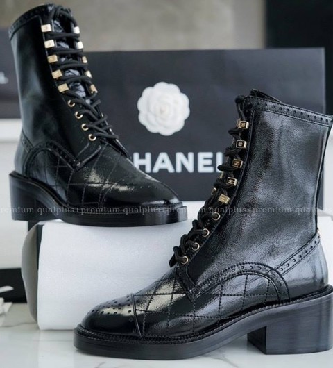 샤넬 컴뱃 부츠 여성용
