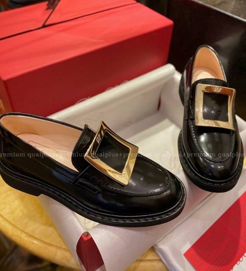 로저비비에 비브 메탈 버클 로퍼 여성용