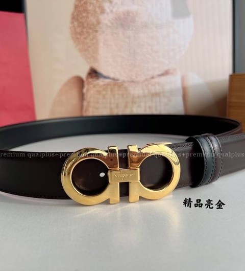 페라가모 간치니 리버서블 벨트 3.5cm