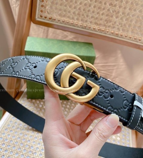 구찌 GG 마몽 마몬트 버클 벨트 3.8cm