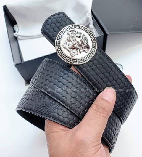 베르사체 메두사 버클 벨트 4cm