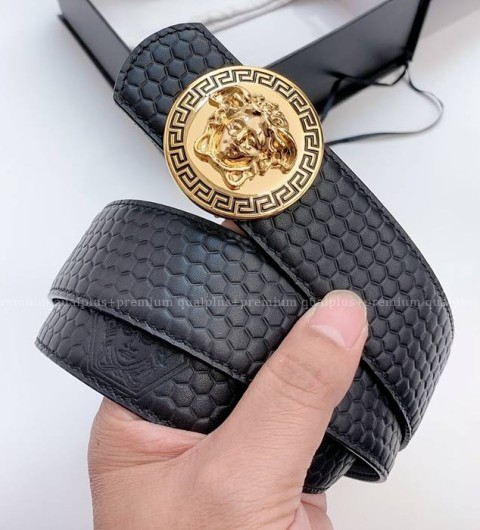 베르사체 메두사 버클 벨트 4cm