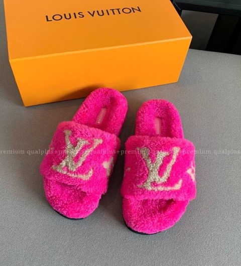 루이비통 LV 램스울 슬라이드 슬리퍼 여성용