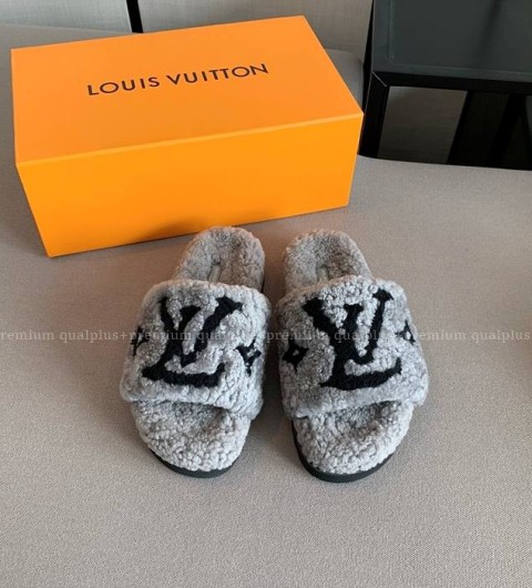 루이비통 LV 램스울 슬라이드 슬리퍼 여성용