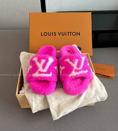 루이비통 LV 램스울 슬라이드 슬리퍼 여성용