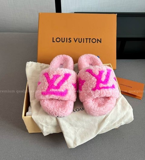 루이비통 LV 램스울 슬라이드 슬리퍼 여성용