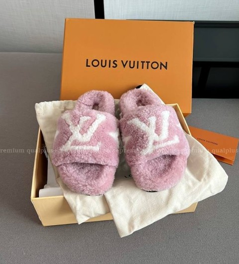 루이비통 LV 램스울 슬라이드 슬리퍼 여성용