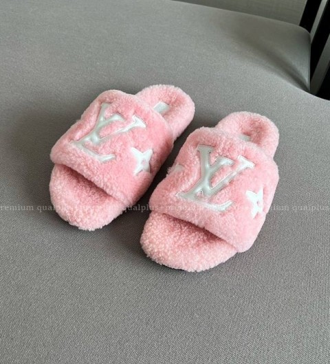 루이비통 LV 램스울 슬라이드 슬리퍼 여성용
