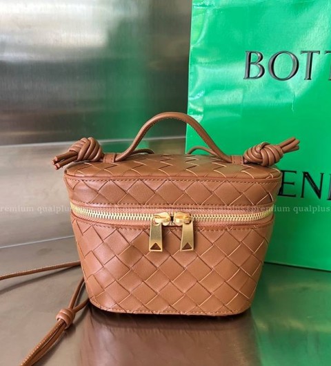 보테가베네타 743551 인트레치아토 베니티 탑핸들백 미니