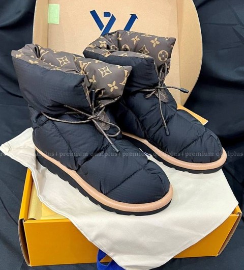 루이비통 필로우 컴포트 앵클 패딩 부츠 여성용