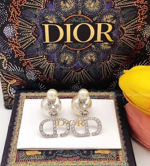 디올 CD 로고 귀걸이