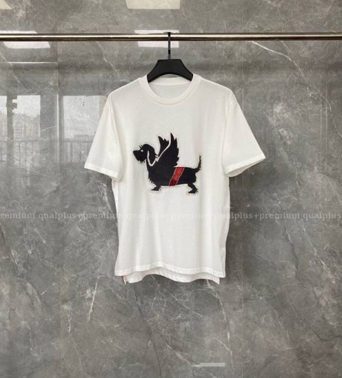 톰브라운 도그 인따르시아 핫픽스 반팔티셔츠 여성용