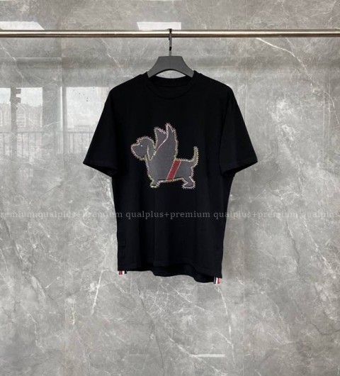 톰브라운 도그 인따르시아 핫픽스 반팔티셔츠 여성용