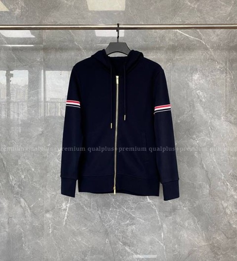 톰브라운 스트라이프 암밴드 후드집업 자켓