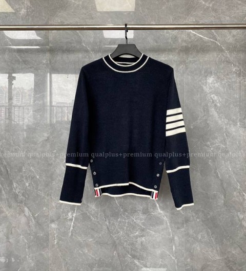 톰브라운 4-바 울 니트 여성용