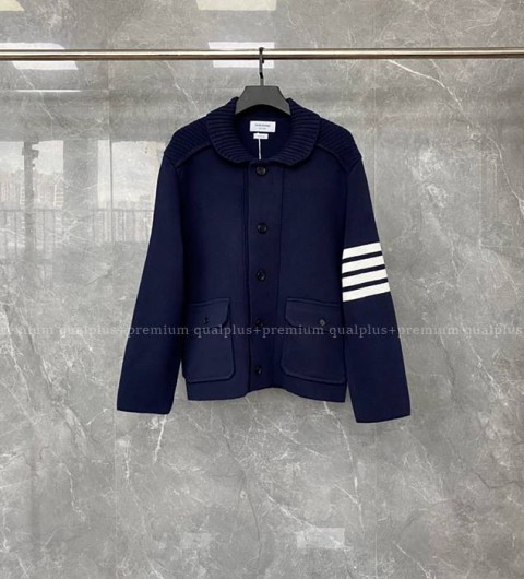 톰브라운 4-바 니트 자켓